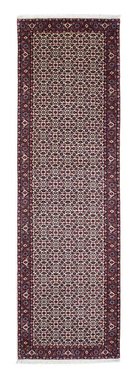 Loper Perzisch tapijt - Bijar - 297 x 86 cm - beige