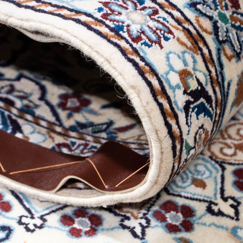 Loper Perzisch tapijt - Nain - Koninklijk - 196 x 59 cm - beige