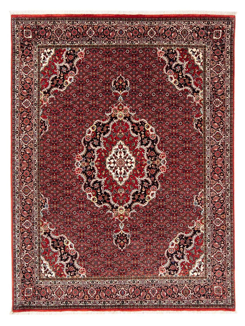Perzisch tapijt - Bijar - 229 x 172 cm - donkerrood