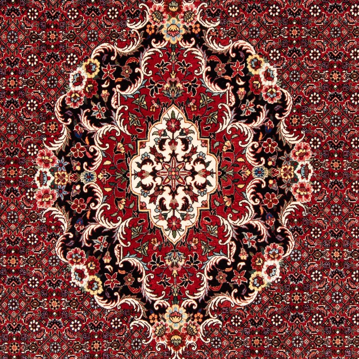 Perzisch tapijt - Bijar - 229 x 172 cm - donkerrood