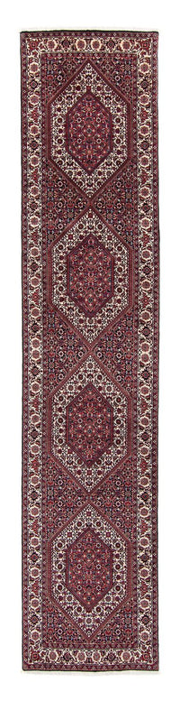 Loper Perzisch tapijt - Bijar - 350 x 71 cm - veelkleurig