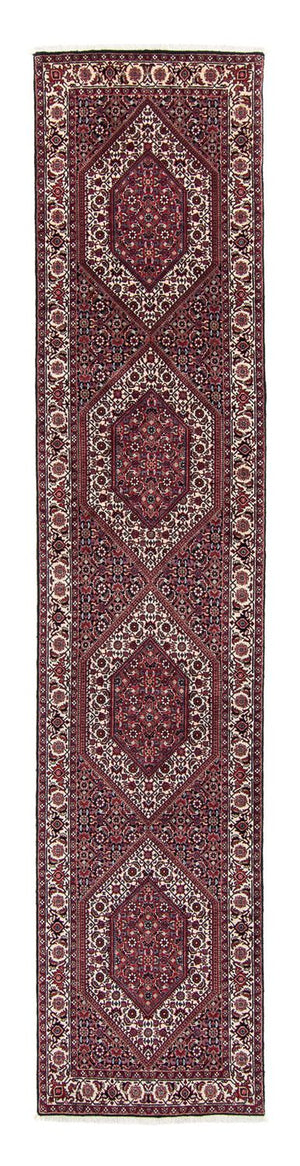 Loper Perzisch tapijt - Bijar - 350 x 71 cm - veelkleurig