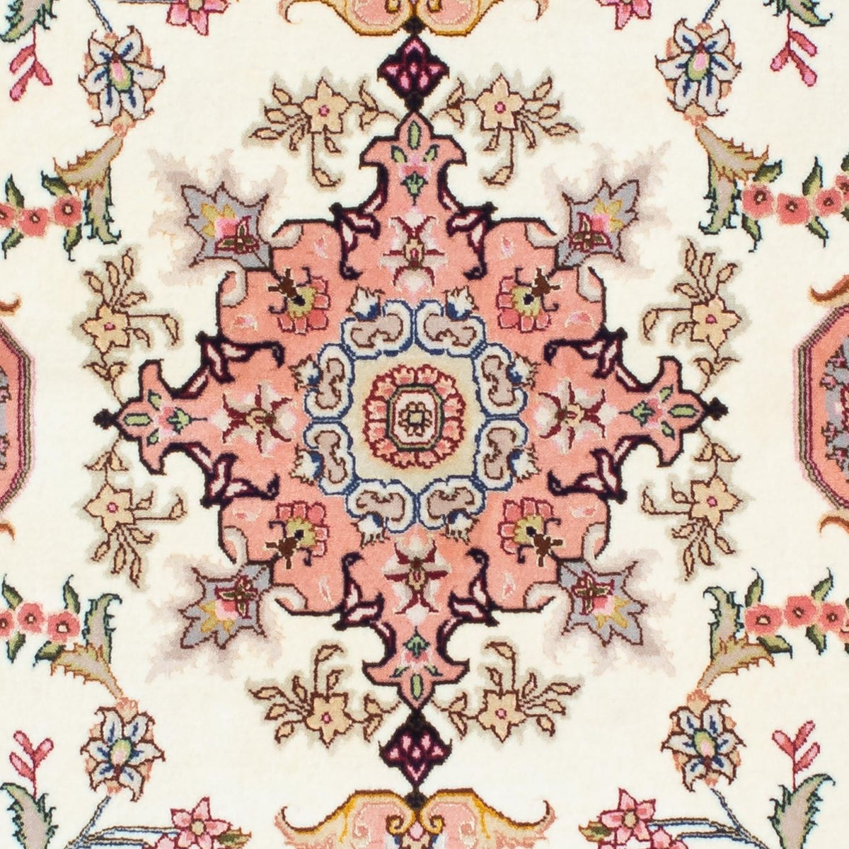 Loper Perzisch tapijt - Tabriz - Royal - 215 x 81 cm - beige