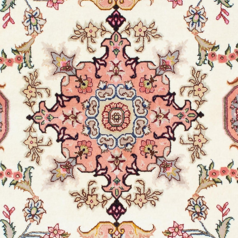 Loper Perzisch tapijt - Tabriz - Royal - 215 x 81 cm - beige