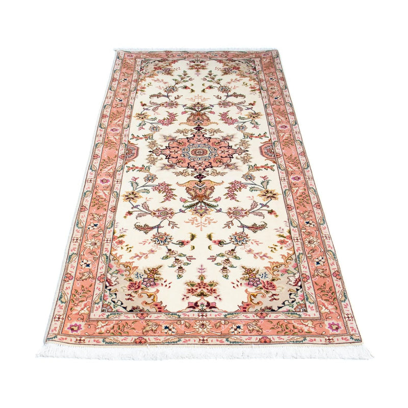 Loper Perzisch tapijt - Tabriz - Royal - 215 x 81 cm - beige