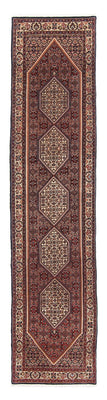 Loper Perzisch tapijt - Bijar - 364 x 78 cm - veelkleurig