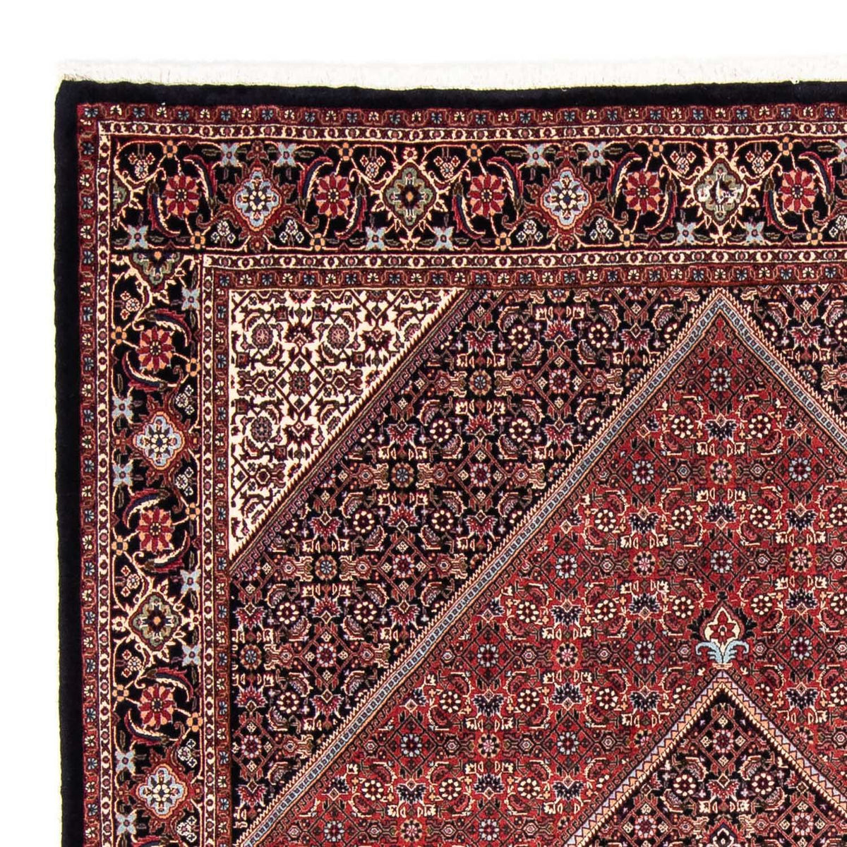 Perzisch tapijt - Bijar - 238 x 169 cm - donkerblauw