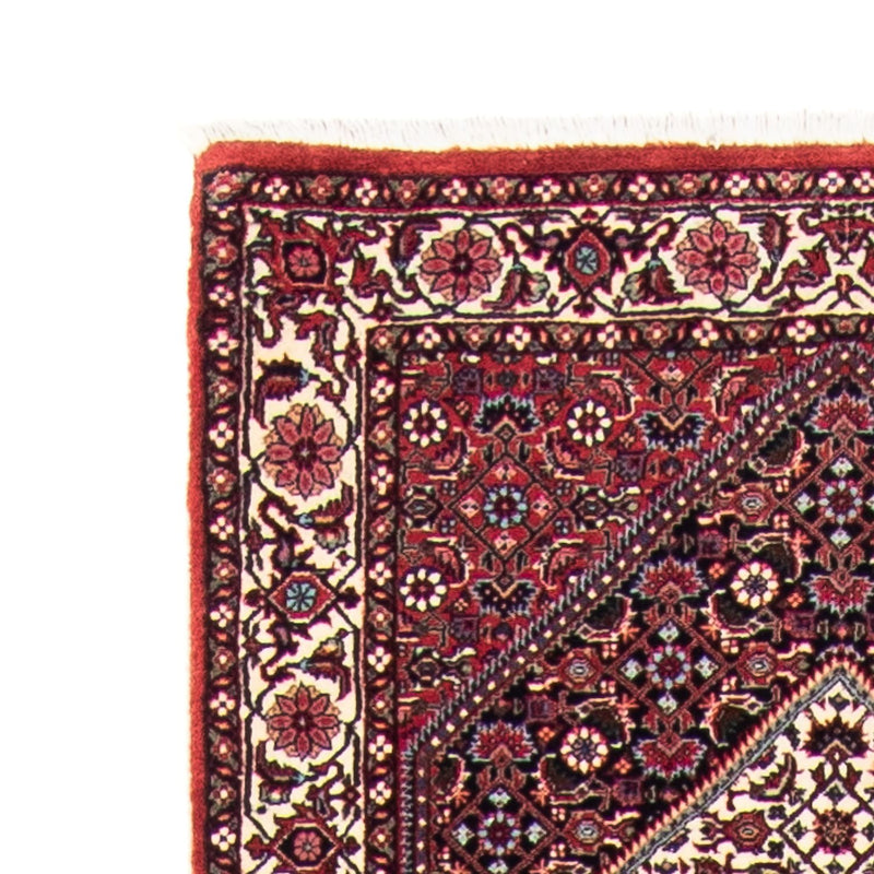 Loper Perzisch tapijt - Bijar - 415 x 78 cm - donkerrood