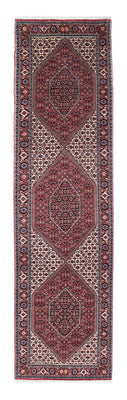 Loper Perzisch tapijt - Bijar - 316 x 82 cm - rood