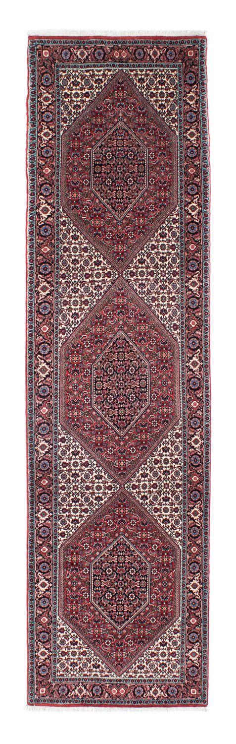 Loper Perzisch tapijt - Bijar - 316 x 82 cm - rood