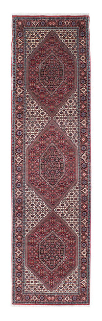 Loper Perzisch tapijt - Bijar - 316 x 82 cm - rood