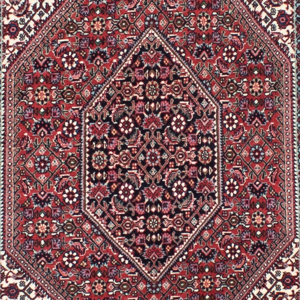 Loper Perzisch tapijt - Bijar - 316 x 82 cm - rood