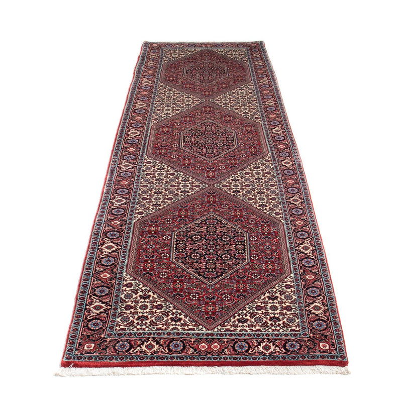Loper Perzisch tapijt - Bijar - 316 x 82 cm - rood