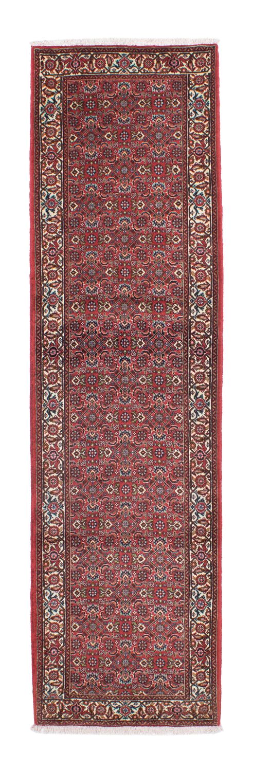 Loper Perzisch tapijt - Bijar - 243 x 68 cm - licht rood