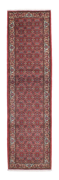 Loper Perzisch tapijt - Bijar - 243 x 68 cm - licht rood