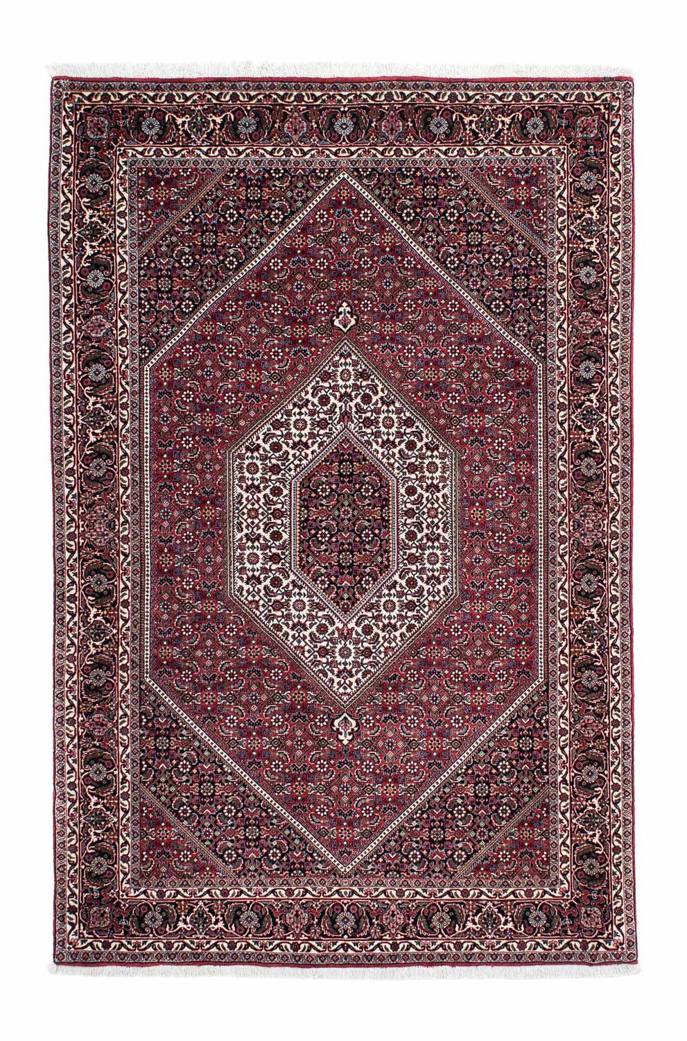 Perzisch tapijt - Bijar - 200 x 130 cm - rood
