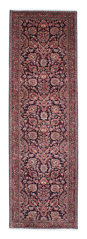 Loper Perzisch tapijt - Bijar - 298 x 83 cm - donkerblauw