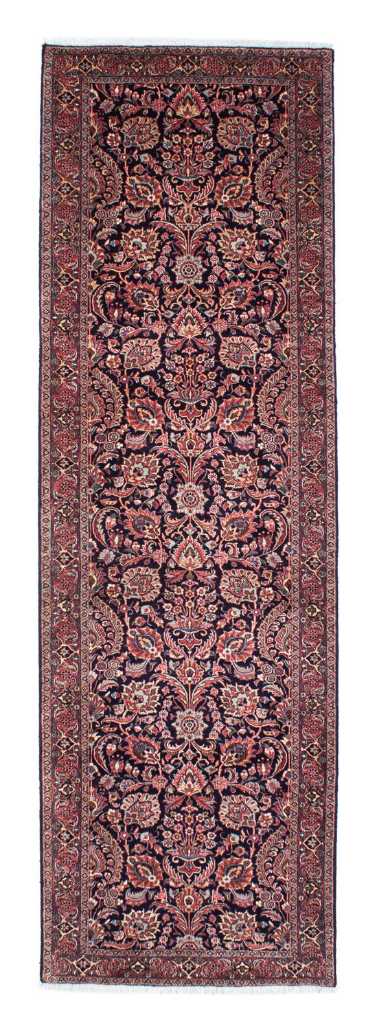 Loper Perzisch tapijt - Bijar - 298 x 83 cm - donkerblauw