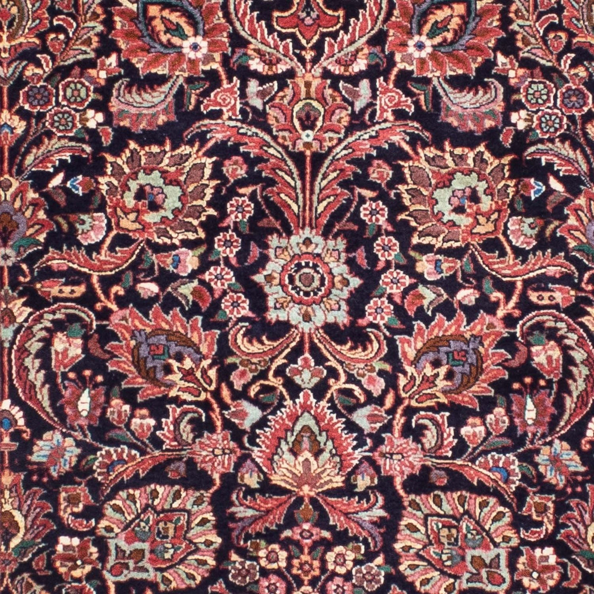 Loper Perzisch tapijt - Bijar - 298 x 83 cm - donkerblauw