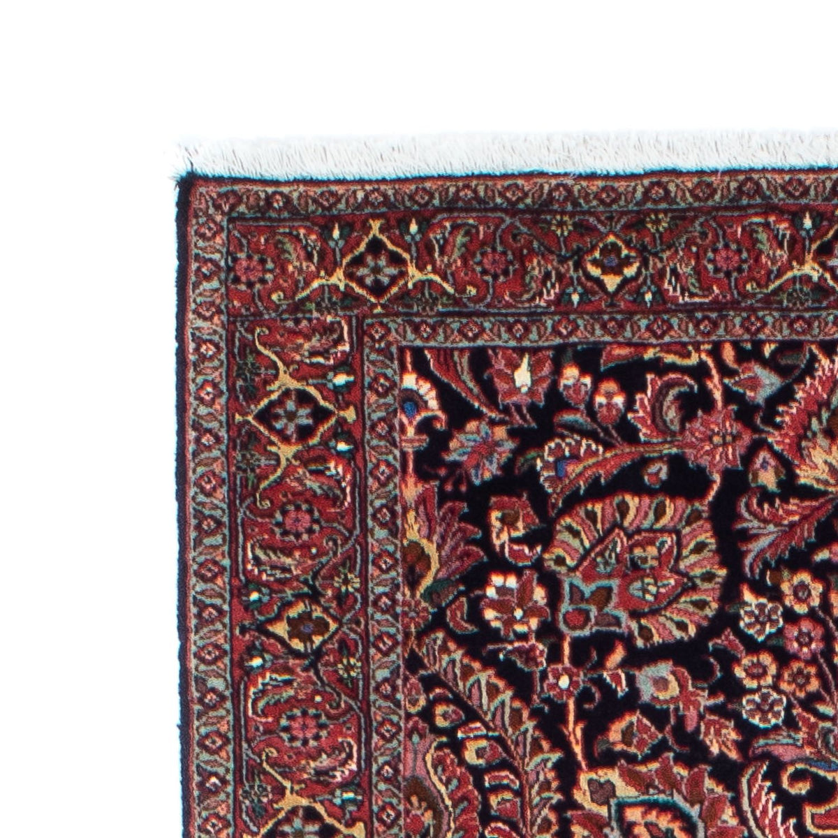 Loper Perzisch tapijt - Bijar - 298 x 83 cm - donkerblauw