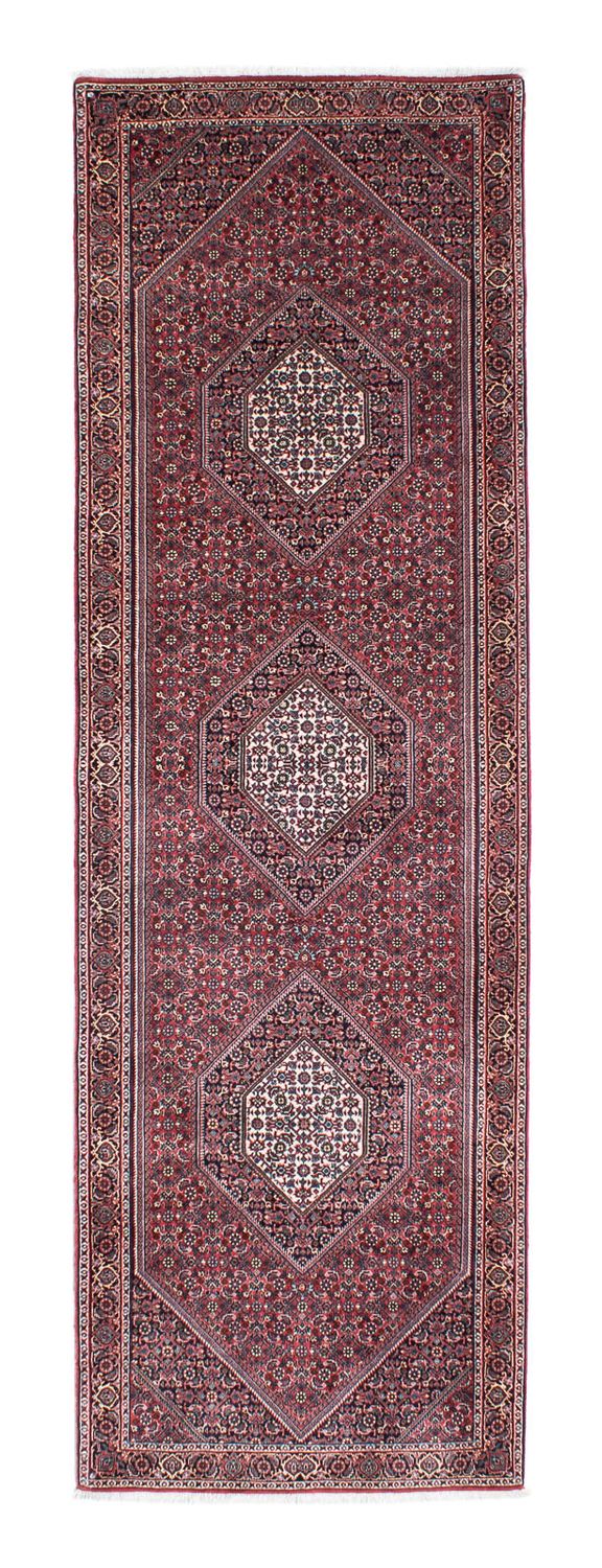 Loper Perzisch tapijt - Bijar - 294 x 90 cm - licht rood