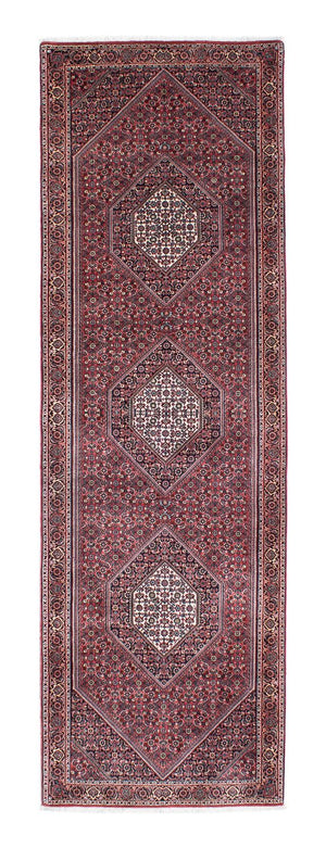 Loper Perzisch tapijt - Bijar - 294 x 90 cm - licht rood