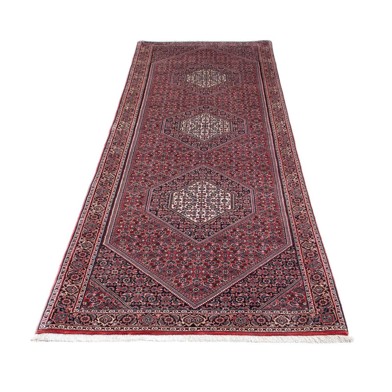 Loper Perzisch tapijt - Bijar - 294 x 90 cm - licht rood