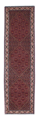 Loper Perzisch tapijt - Bijar - 306 x 85 cm - roest