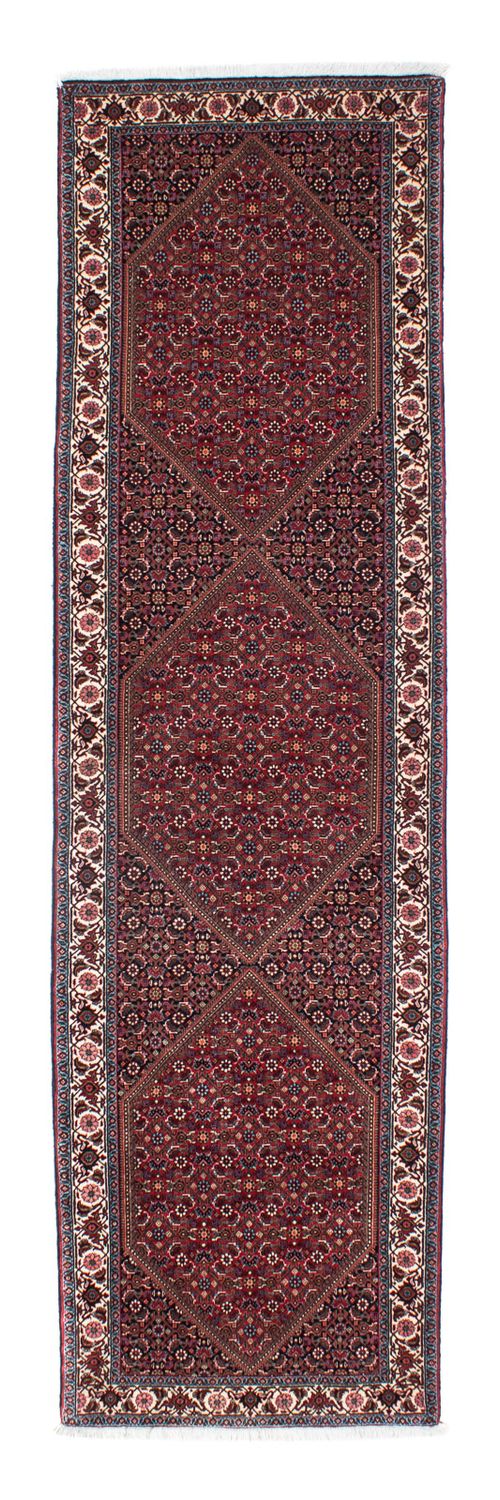 Loper Perzisch tapijt - Bijar - 306 x 85 cm - roest