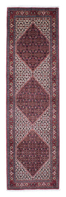 Loper Perzisch tapijt - Bijar - 295 x 85 cm - rood