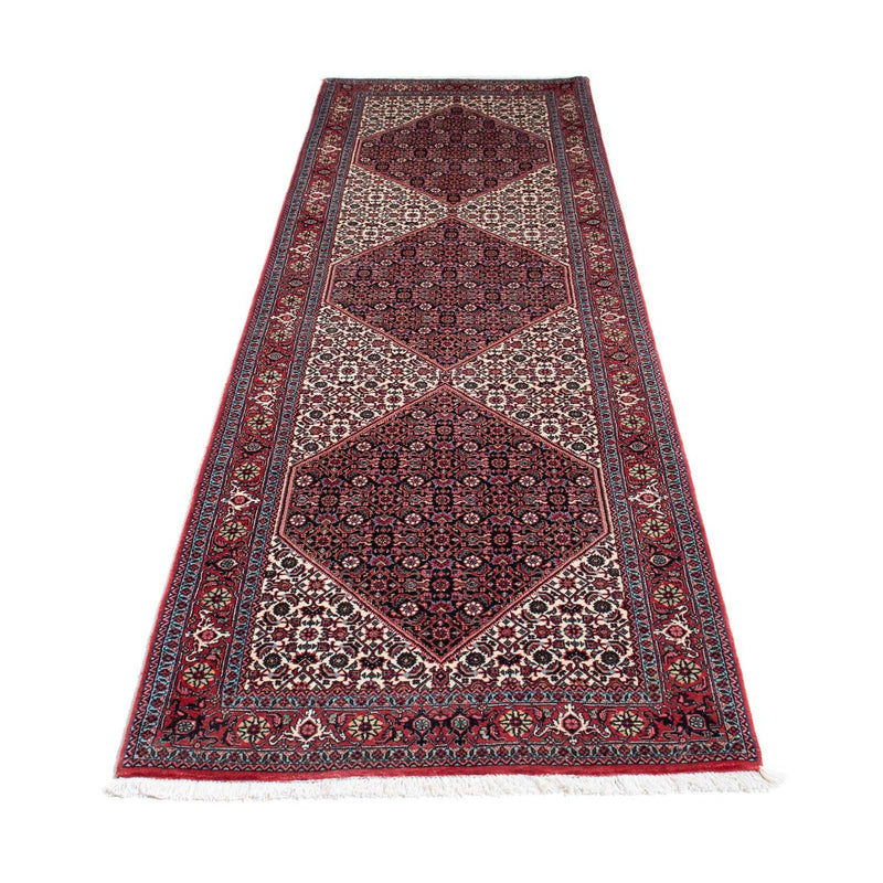 Loper Perzisch tapijt - Bijar - 295 x 85 cm - rood