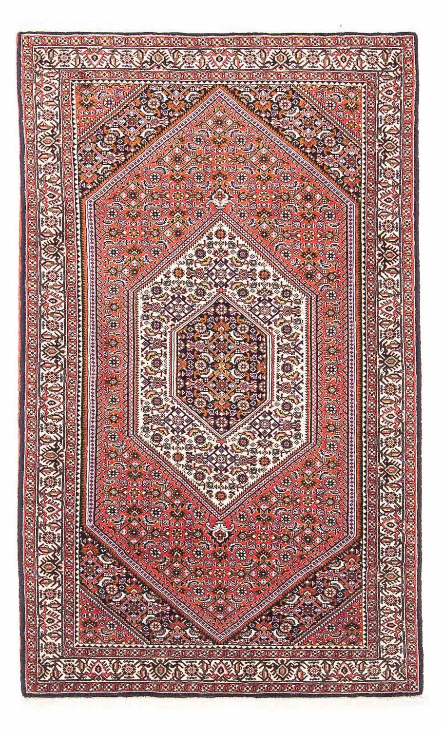 Perzisch tapijt - Bijar - 161 x 90 cm - licht rood
