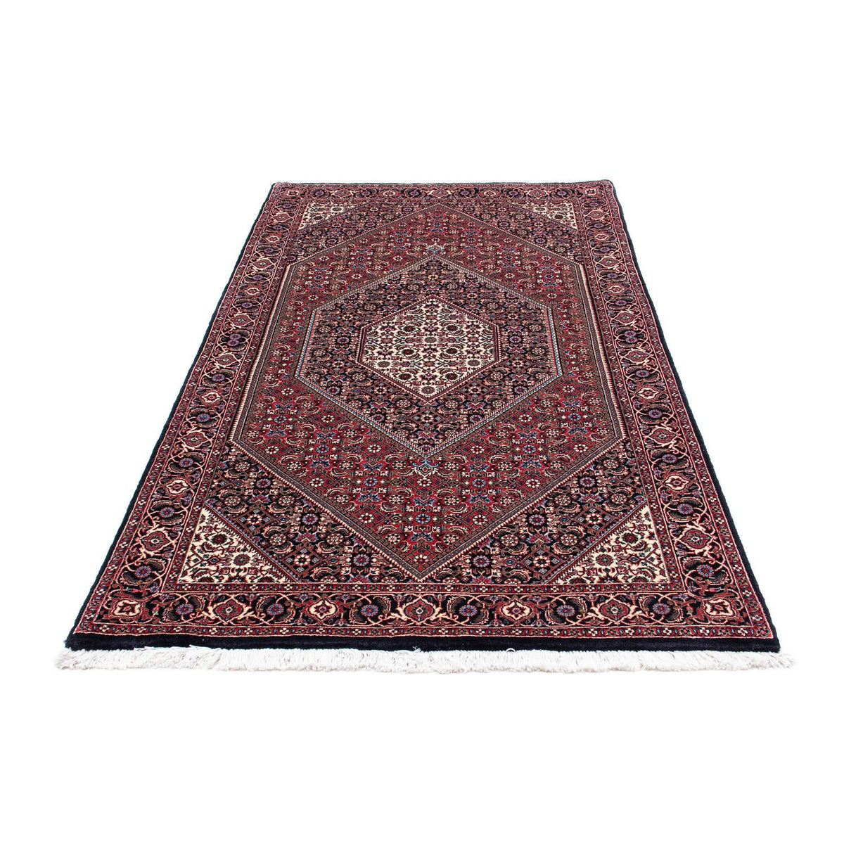 Loper Perzisch tapijt - Bijar - 196 x 108 cm - donkerblauw
