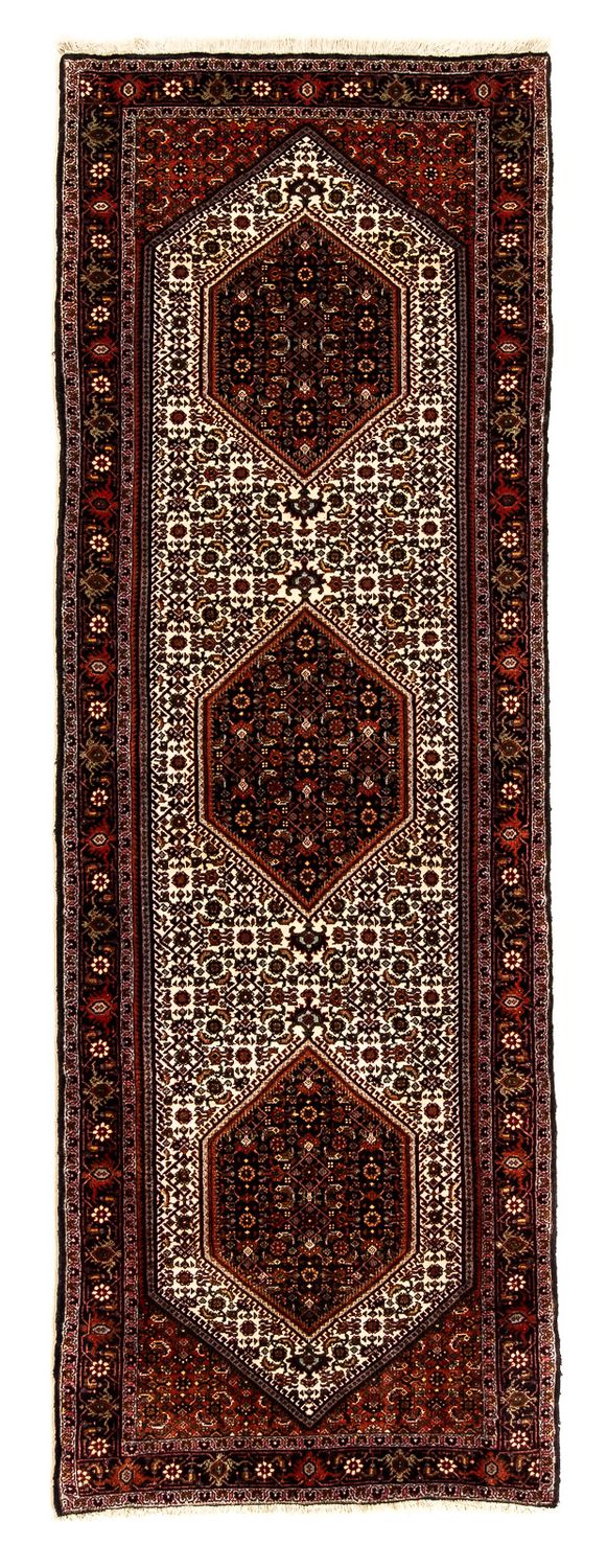 Loper Perzisch tapijt - Bijar - 235 x 74 cm - donkerrood