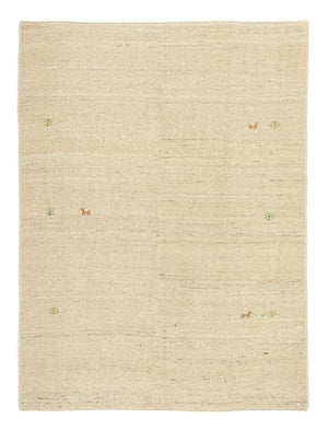 Gabbeh tapijt - Perzisch - 185 x 139 cm - beige