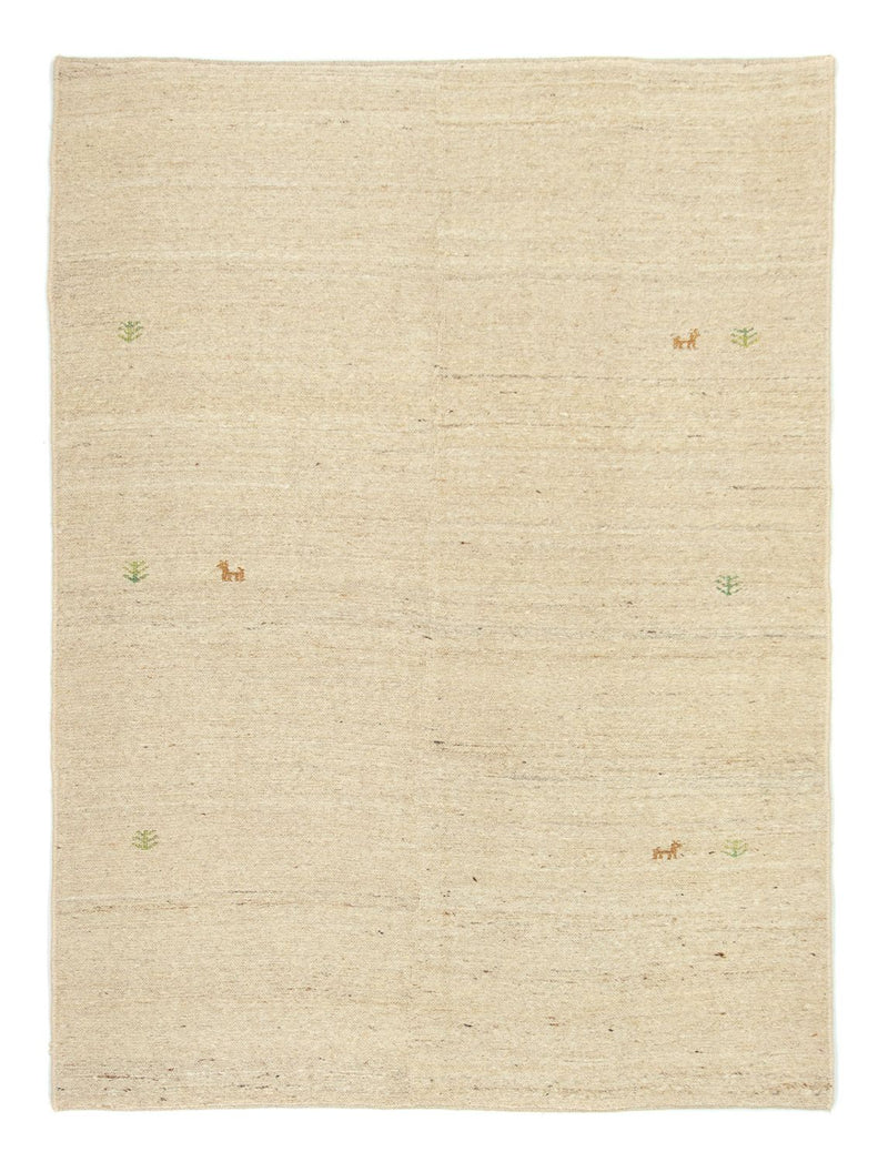 Gabbeh tapijt - Perzisch - 185 x 139 cm - beige