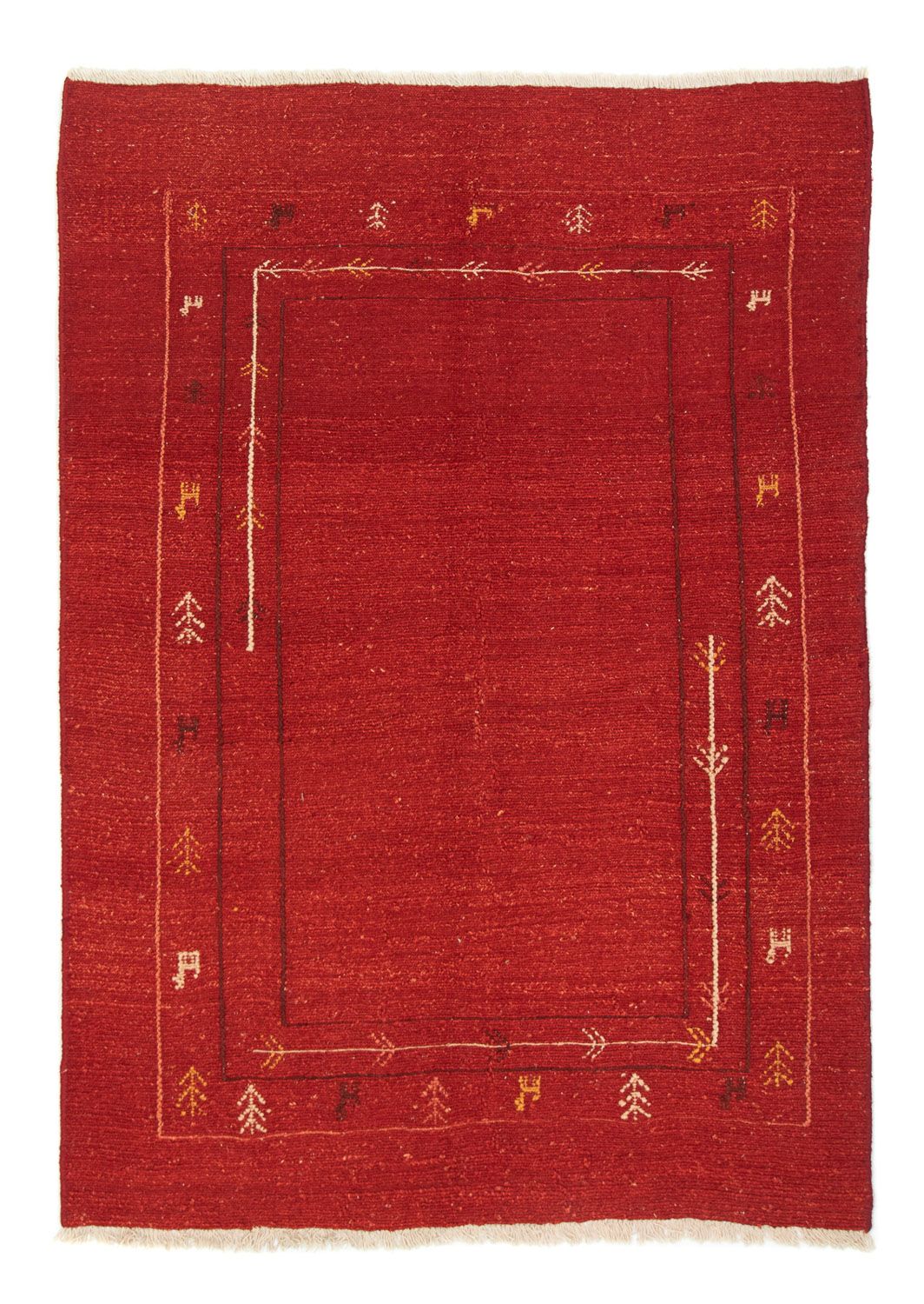 Gabbeh tapijt - Perzisch - 200 x 142 cm - rood