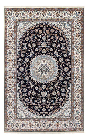 Perzisch tapijt - Nain - Koninklijk - 306 x 203 cm - zwart