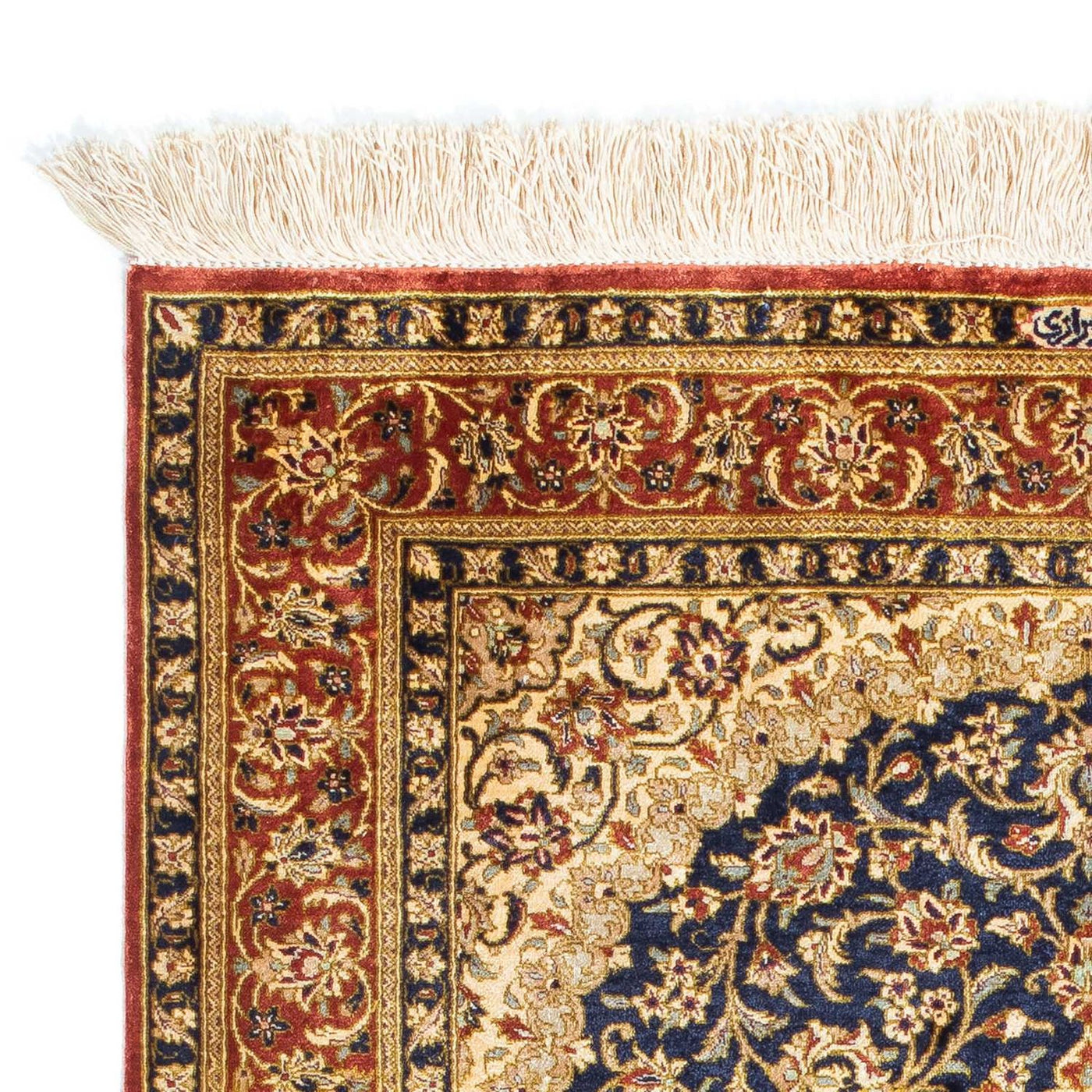 Qom Tapijt 116x78cm - Perzisch tapijt