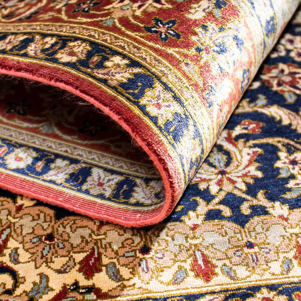 Perzisch tapijt - Ghom - 116 x 78 cm - lichtbruin