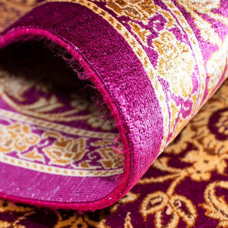 Perzisch tapijt - Ghom - 150 x 100 cm - paars