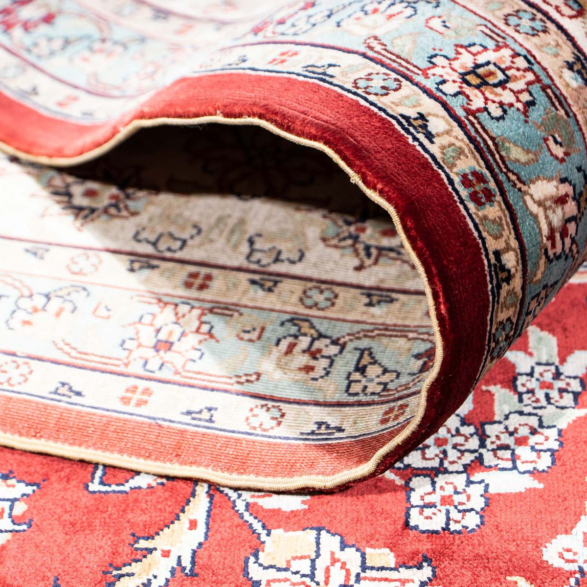 Oosters tapijt - Hereke - 246 x 170 cm - donkerrood