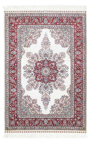 Oosters tapijt - Hereke - 137 x 91 cm - donkerrood