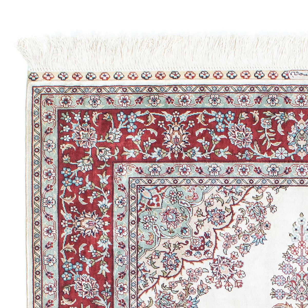 Oosters tapijt - Hereke - 137 x 91 cm - donkerrood