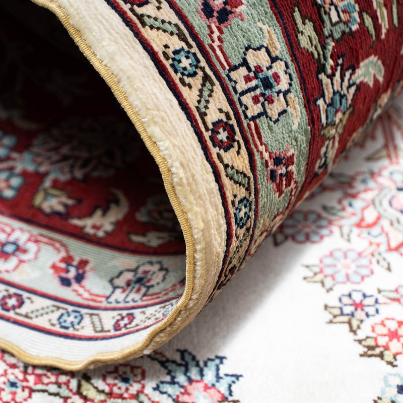 Oosters tapijt - Hereke - 137 x 91 cm - donkerrood