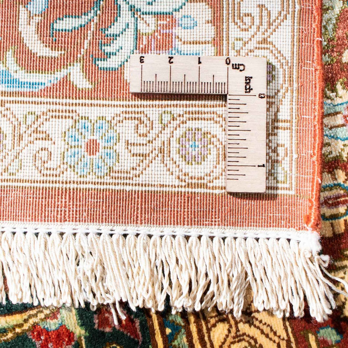 Perzisch tapijt - Ghom - 115 x 80 cm - groen