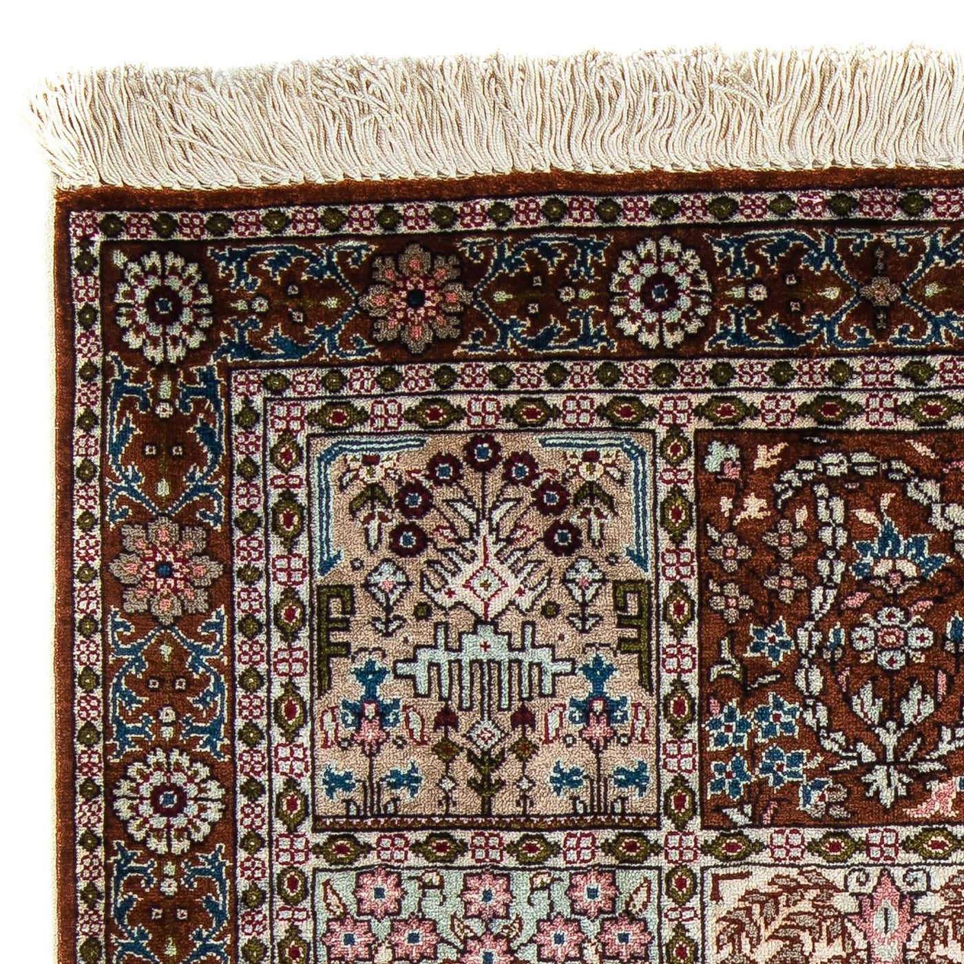 Qom Tapijt 91x59cm - Perzisch tapijt