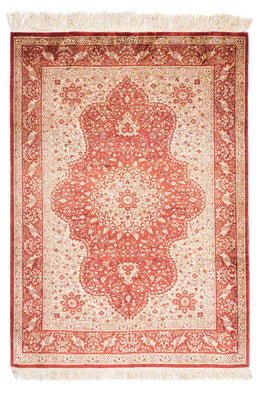 Oosters tapijt - Hereke - 122 x 69 cm - donkerrood