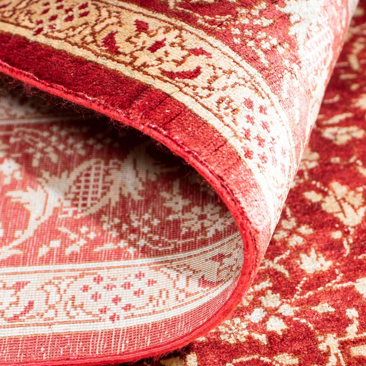 Oosters tapijt - Hereke - 122 x 69 cm - donkerrood