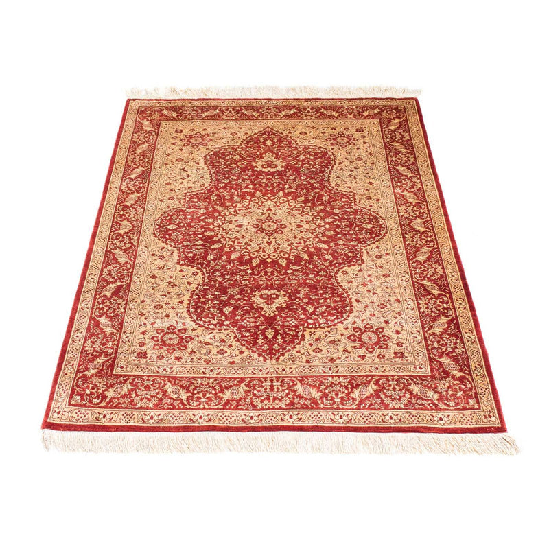 Oosters tapijt - Hereke - 122 x 69 cm - donkerrood